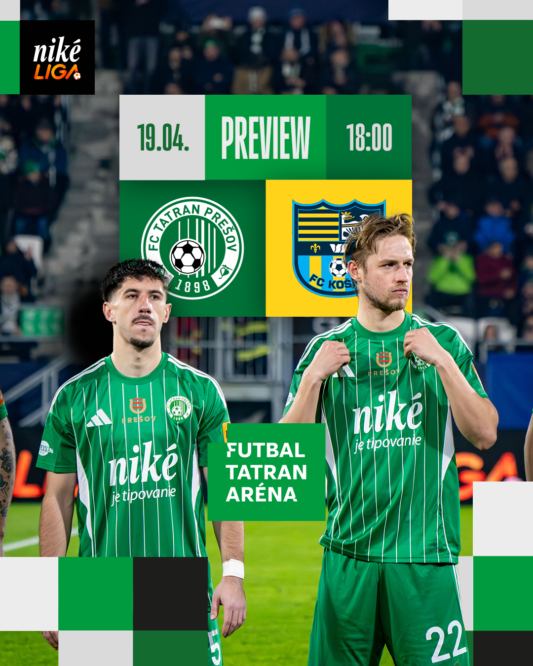 PRED TATRANOM ĎALŠIE VÝCHODOSLOVENSKÉ DERBY. DO PREŠOVA PRÍDU FC KOŠICE