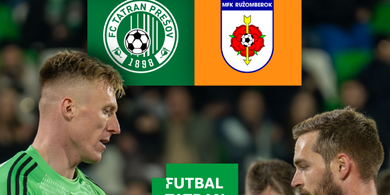 PRED TATRANOM ĎALŠÍ KĽÚČOVÝ DOMÁCI ZÁPAS. DO PREŠOVA PRICHÁDZA RUŽOMBEROK