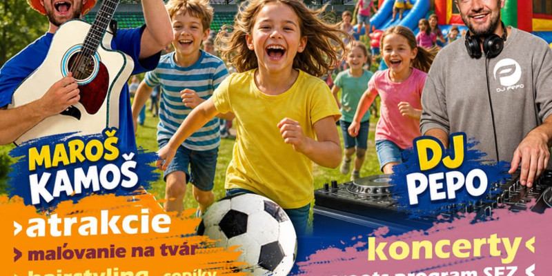 FUTBALOVÝ DEŇ DETÍ V PREŠOVE PRINESIE CELÝ DEŇ PLNÝ ŠPORTU, HUDBY A RODINNEJ ZÁBAVY